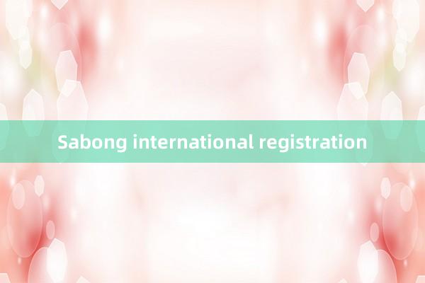 Sabong international registration